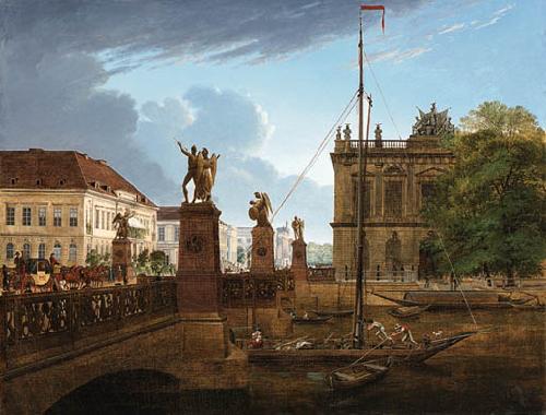 Friedrich Wilhelm Keyl View of Schlossbruke and Zeughaus